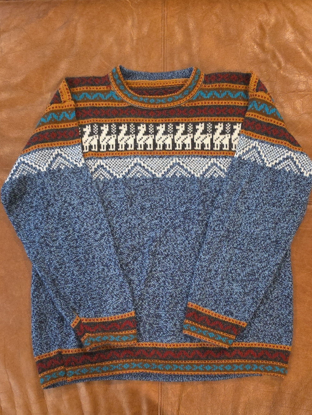 Alpaca Crewneck Sweater Medium Excellent